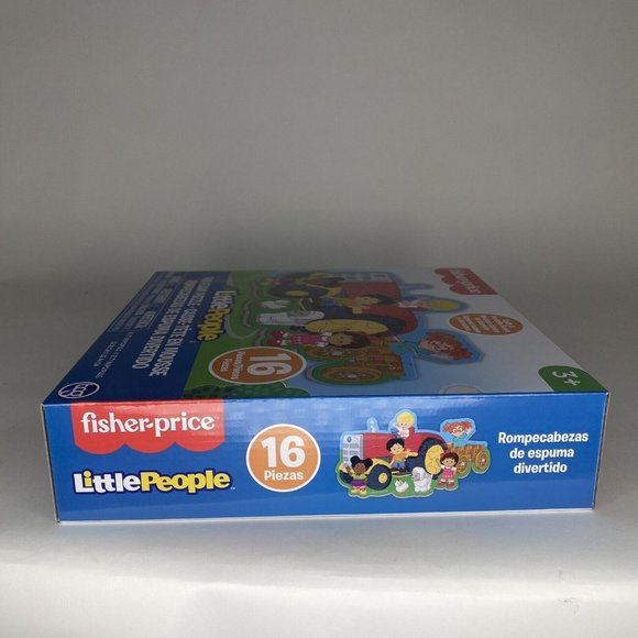 Fisher-Price Little People 16 Piece Fun Foam Jigsaw Puzzle New in Box Ages 3+ - Picture 4 of 4